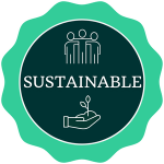 sustainable badge for the new website